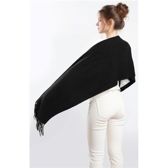 Women Winter Scarf Pashmina Shawl Wrap Cashmere Feel Blanket Scarf Warm Soft - Picture 6 of 8